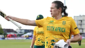 Tazmin Brits slams ton as SA remain in SF mix
