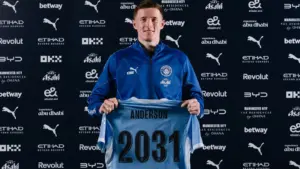 Elliot Anderson: New Man City signing sends Man Utd message after completing £116m move from Nottingham Forest