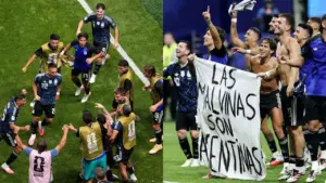 World Cup 2026: Argentina could face disciplinary action for displaying Falklands banner after beating England
