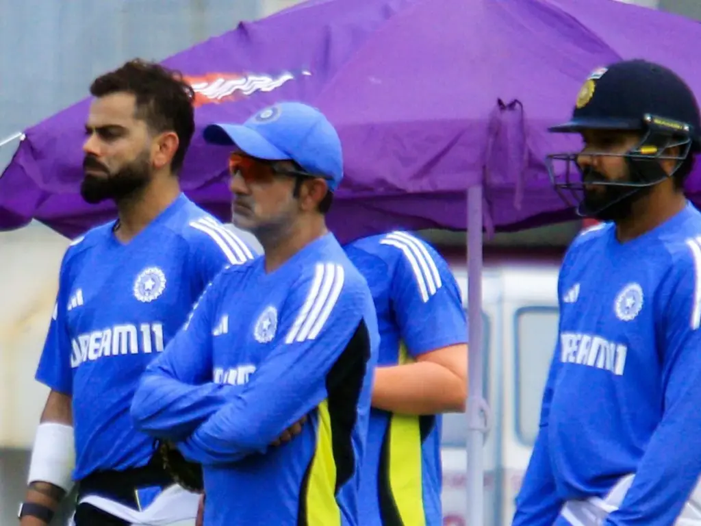 Virat Kohli Misses A Reverse Sweep, Gets Clean Bowled As Gautam Gambhir Watches Him Bat | Cricket News - News18