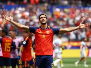 Merino puts Spain into World Cup semi-finals as Belgium rue costly Courtois injury