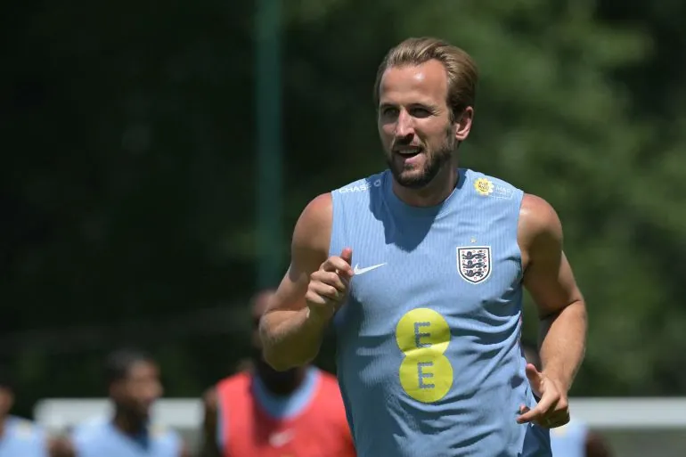 Harry Kane in action.